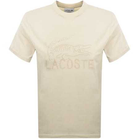 Product image for Lacoste Logo T Shirt Cream