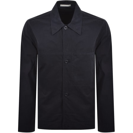 Product image for Norse Projects Compact Overshirt Navy