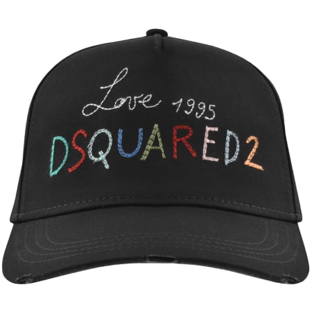 Product image for DSQUARED2 Logo Baseball Cap Black