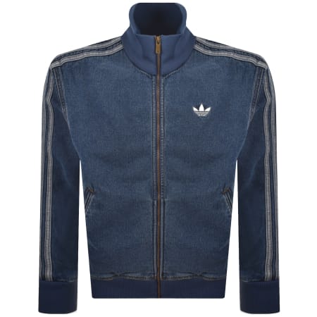 Product image for adidas Originals Firebird Denim Track Top Blue