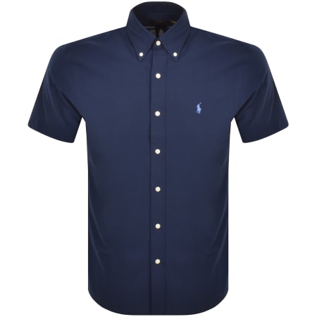 Product image for Ralph Lauren Short Sleeve Shirt Navy