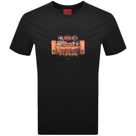 Product image for HUGO Durectee T Shirt Black