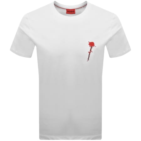 Product image for HUGO Diflow T Shirt White