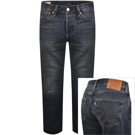 Product image for Levis 501 Original Jeans Dark Wash Blue