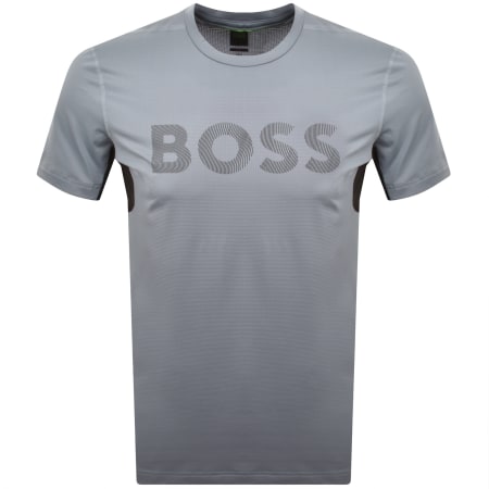 Product image for BOSS Active Logo T Shirt Blue
