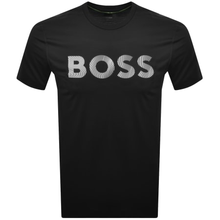 Product image for BOSS Active Logo T Shirt Black