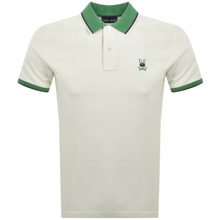 Product image for Psycho Bunny Sunny Pique Polo T Shirt Cream