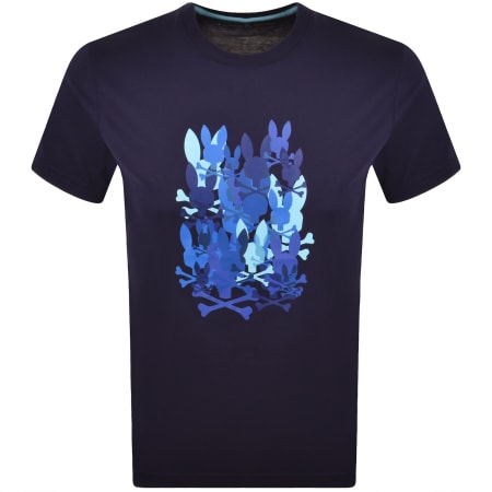 Product image for Psycho Bunny Tanner Graphic T Shirt Navy