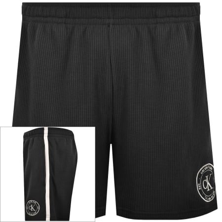 Product image for Calvin Klein Waffle Shorts Black