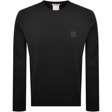 Product image for Calvin Klein Badge Sweatshirt Black