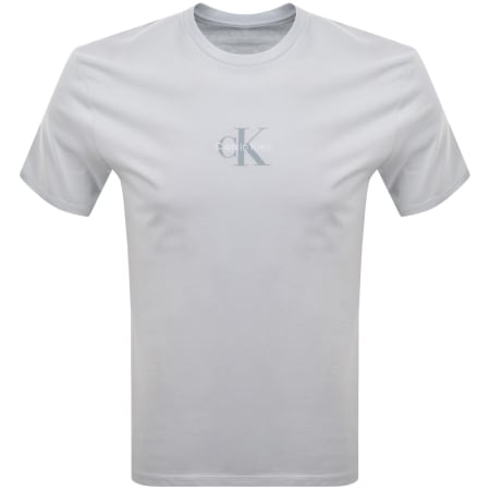 Product image for Calvin Klein Jeans Monologo T Shirt Blue