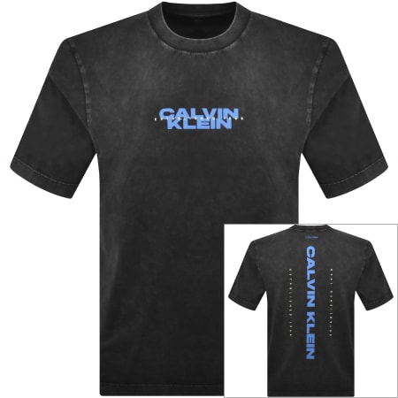Product image for Calvin Klein Jeans Washed Graphic T Shirt Black