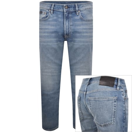 Product image for Calvin Klein Slim Straight Fit Jeans Blue