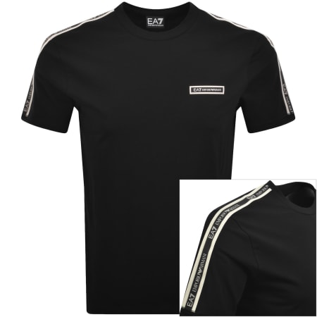 Product image for EA7 Emporio Armani Logo T Shirt Black