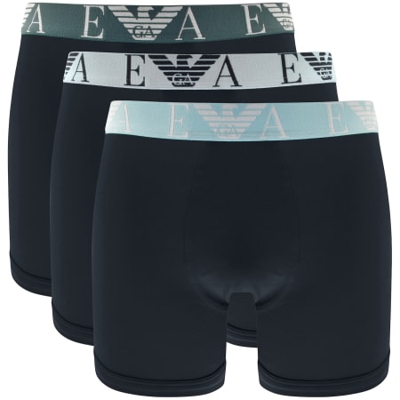 Product image for Emporio Armani 3 Pack Boxer Briefs Blue
