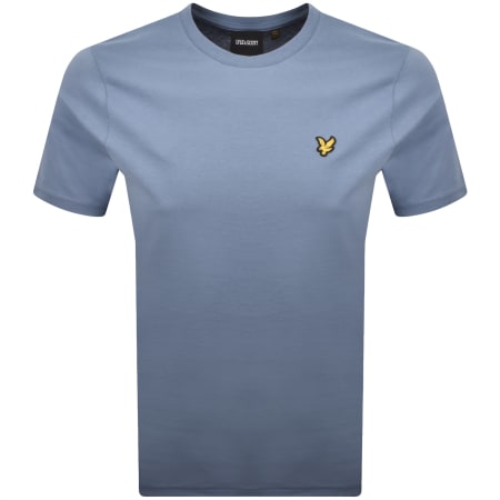 Product image for Lyle And Scott Crew Neck T Shirt Power Blue