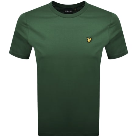 Product image for Lyle And Scott Crew Neck T Shirt Clover Green
