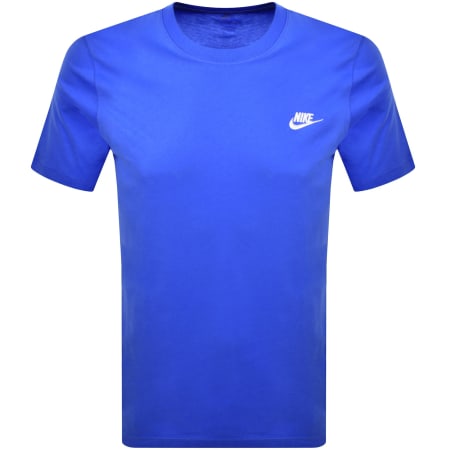 Product image for Nike Crew Neck Club T Shirt Blue