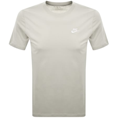 Product image for Nike Crew Neck Club T Shirt Beige