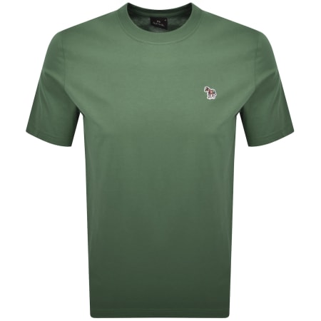 Product image for Paul Smith Short Sleeve Zebra T Shirt Green