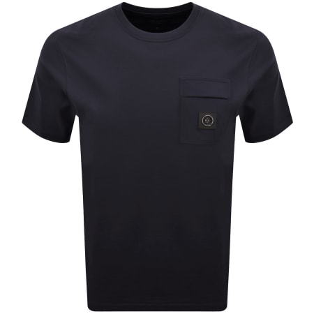 Product image for Marshall Artist Kyoto Pocket T Shirt Navy