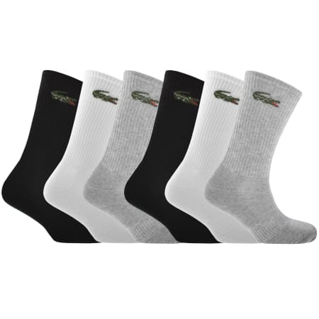 Product image for Lacoste 6 Pack Sport Crew Socks