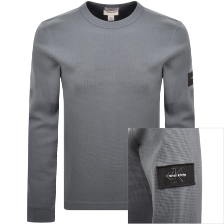 Product image for Calvin Klein Jeans Long Sleeve T Shirt Blue