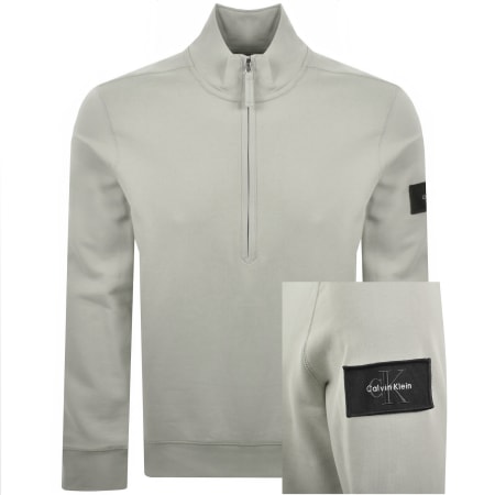 Product image for Calvin Klein Jeans Badge Sweatshirt Grey