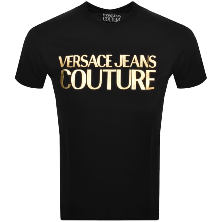 Product image for Versace Jeans Couture Logo T Shirt Black
