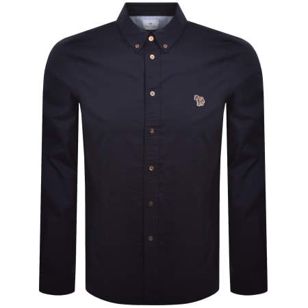 Product image for Paul Smith Long Sleeved Tailored Shirt Navy