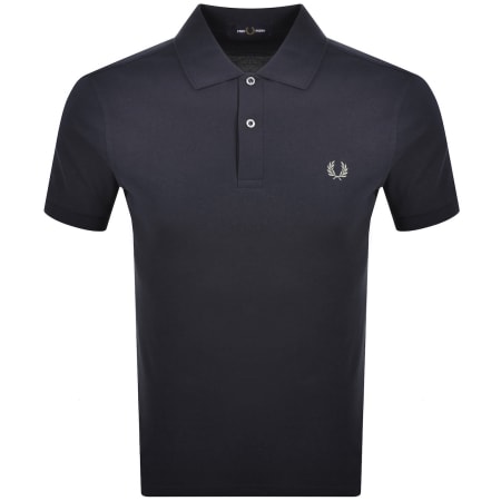 Product image for Fred Perry Plain Polo T Shirt Navy
