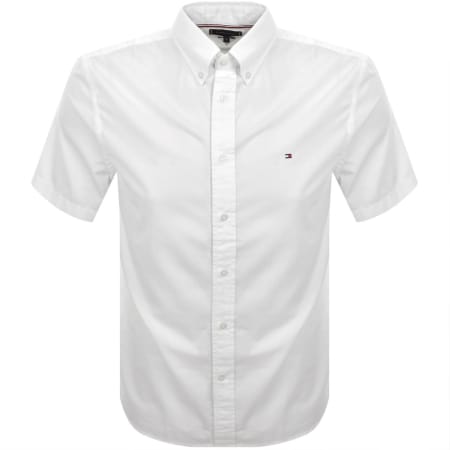 Product image for Tommy Hilfiger Flex Poplin Regular Fit Shirt White