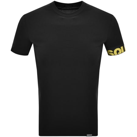 Product image for DSQUARED2 Sleeve Logo T Shirt Black