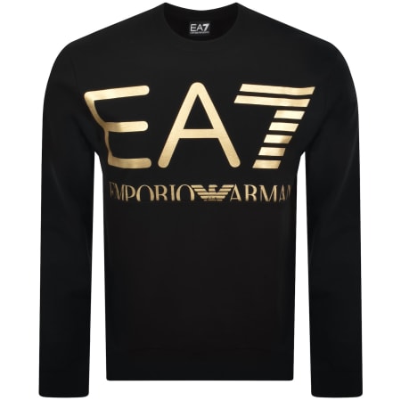 Product image for EA7 Emporio Armani Logo Sweatshirt Black