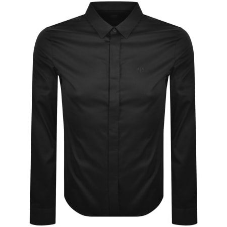 Product image for Armani Exchange Slim Fit Shirt Black