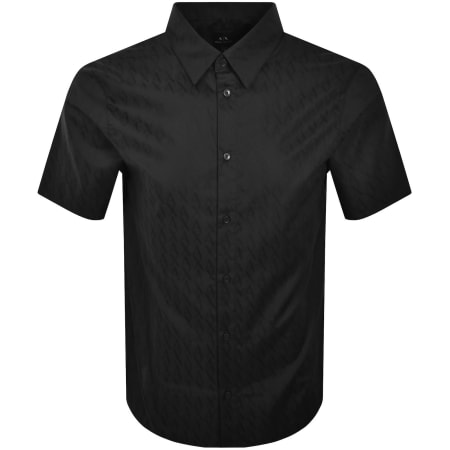 Product image for Armani Exchange Short Sleeve Shirt Black