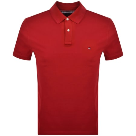 Product image for Tommy Hilfiger Short Sleeved Polo Red