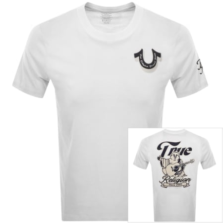 Product image for True Religion Super Logo T Shirt White