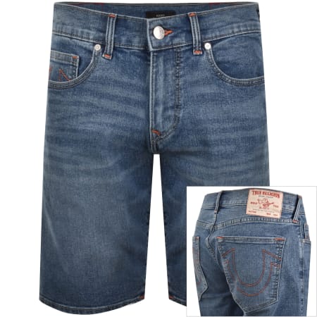 Product image for True Religion Ricky No Flap Shorts Blue