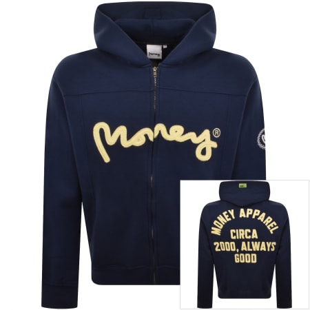 Product image for Money Sig Ape Zip Hoodie Navy