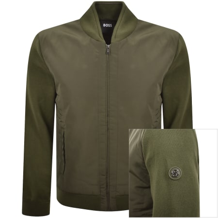 Product image for BOSS Levaio Hybrid Jacket Green