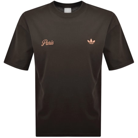 Product image for adidas Originals Paris KC T Shirt Brown