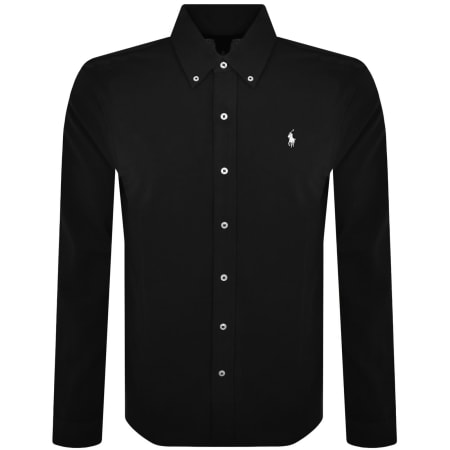 Product image for Ralph Lauren Featherweight Mesh Shirt Black
