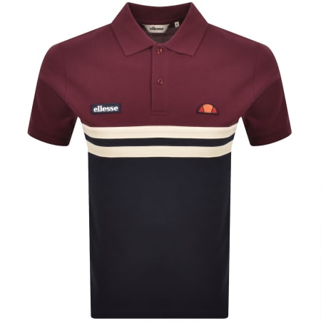 Product image for Ellesse Muccia Polo T Shirt Burgundy