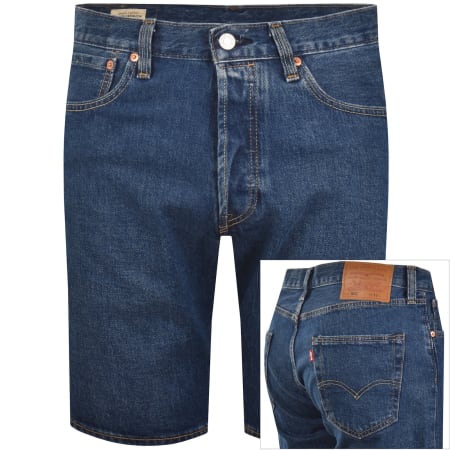 Product image for Levis 501 Original Denim Shorts Dark Blue