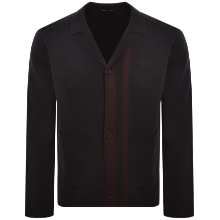 Product image for Fred Perry Knitted Blazer Navy