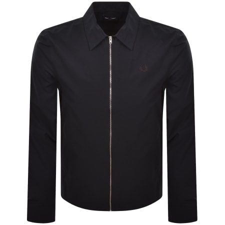 Product image for Fred Perry Poplin Overshirt Navy