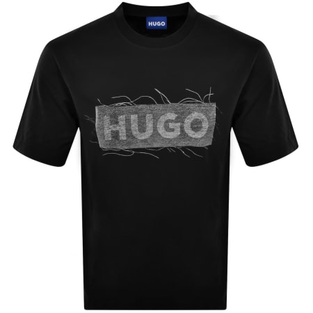 Product image for HUGO Blue Naxter T Shirt Black