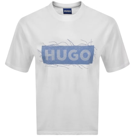 Product image for HUGO Blue Naxter T Shirt White