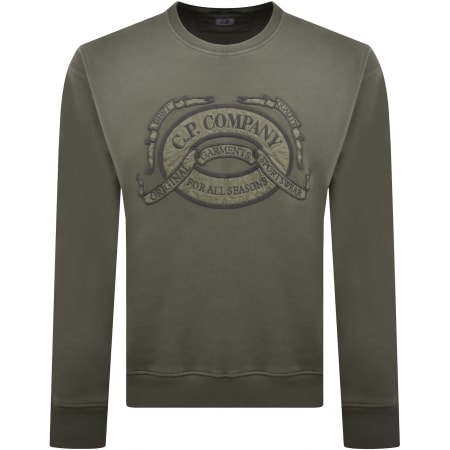Product image for CP Company Logo Sweatshirt Grey